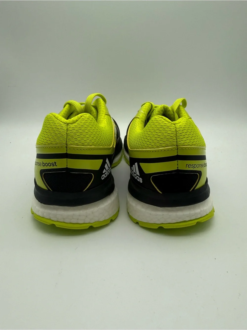 BRAND NEW RARE adidas response boost techfit m B40107 Black/Green Men’s Size 10